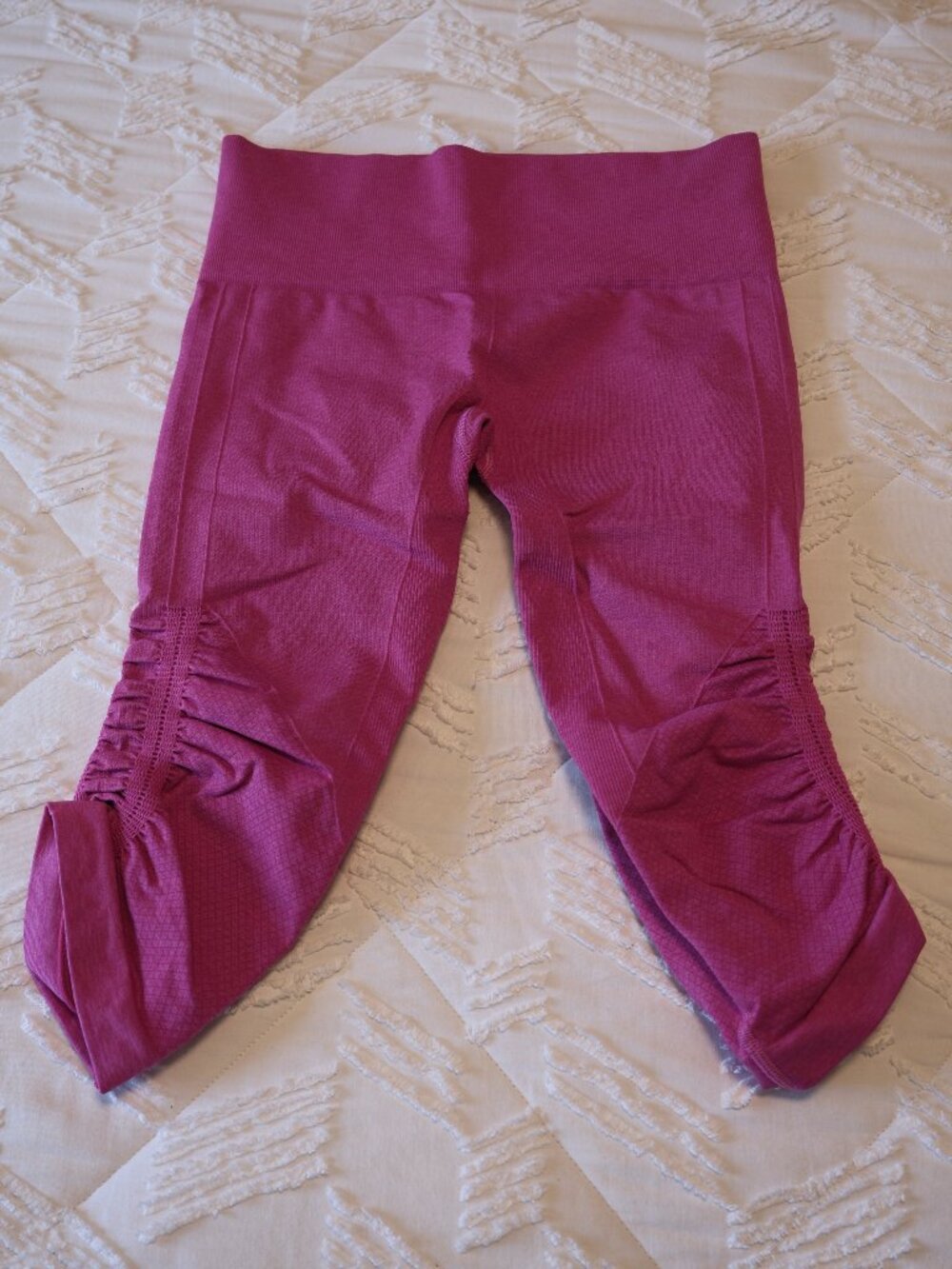 Lululemon In the Flow Crop II Pink Leggings